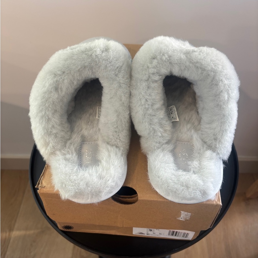 UGG Silver Sequin Slippers NWT - image 3